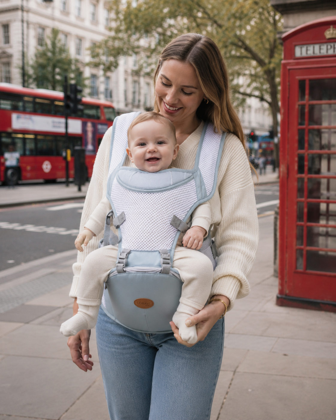 LORAVI™ Ergonomic Hip Seat Baby Carrier